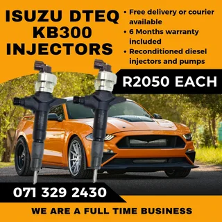 Isuzu Dteq Kb300 Injectors For Sale With Warranty Included