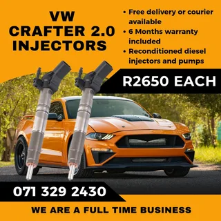 Vw Crafter 2.0 Injectors For Sale With Warranty