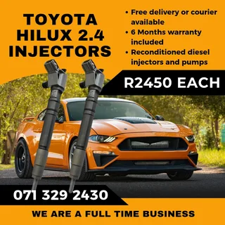 Toyota Hilux 2.4 Injectors For Sale With Warranty Included