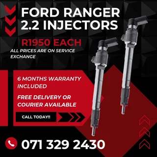 Ford Ranger 2.2 Injectors For Sale With Warranty