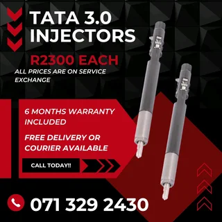 Tata 3.0 Injectors For Sale With Warranty Included