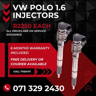 Vw Polo 1.6 Injectors For Sale With Warranty