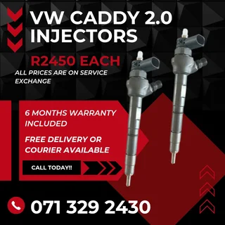 Vw Caddy 2.0 Injectors For Sale With Warranty Included