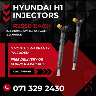 Hyundai H1 Injectors For Sale With Warranty Included