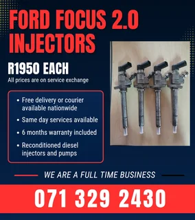 Ford Focus 2.0 Injectors For Sale With Warranty Included
