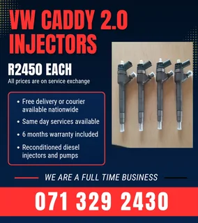 Vw Caddy 2.0 Injectors For Sale With Warranty Included
