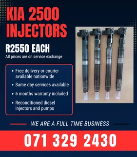 Kia 2500 Injectors For Sale With Warranty Included