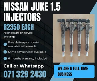 Nissan Juke 1.5 Injectors For Sale With Warranty Included