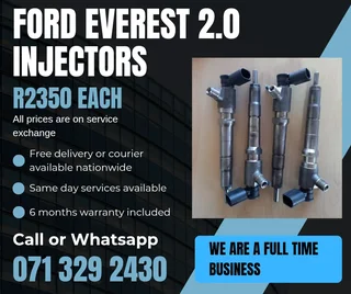 Ford Everest 2.0 Injectors For Sale With Warranty Included