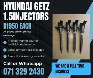 Hyundai Getz 1.5 Injectors For Sale With Warranty