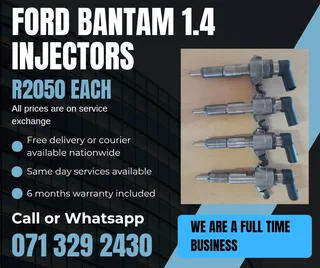 Ford Bantam 1.4 Injectors For Sale With Warranty