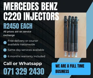 Mercedes Benz C220 Injectors For Sale With Warranty