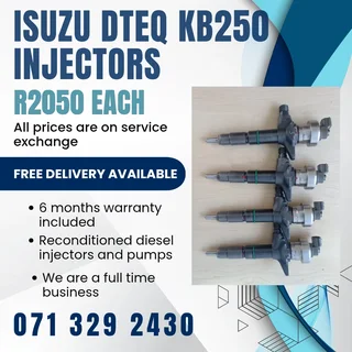 Isuzu Dteq Kb250 Injectors For Sale With Warranty