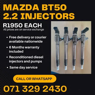 Mazda Bt50 2.2 Injectors For Sale With Warranty Included