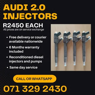 Audi 2.0 Injectors For Sale With Warranty Included In