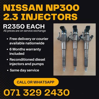 Nissan Np300 2.3 Injectors For Sale With Warranty Included
