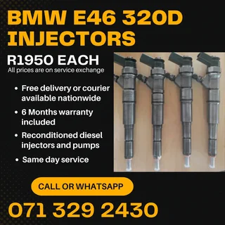 Bmw E46 320d Injectors For Sale With Warranty