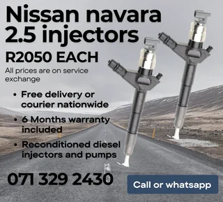 Nissan Navara 2.5 Injectors For Sale With Warranty Included