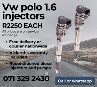 Vw Polo 1.6 Injectors For Sale With Warranty Included