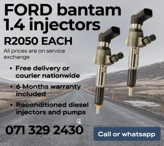 Ford Bantam 1.4 Injectors For Sale With Warranty