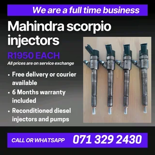 Mahindra Scorpio Injectors For Sale With Warranty Included