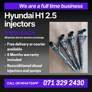 Hyundai H1 Injectors For Sale With Warranty Included