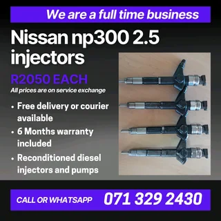 Nissan Np300 2.5 Injectors For Sale With Warranty Included