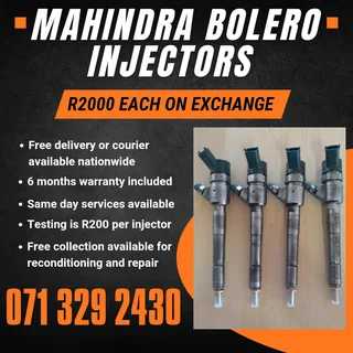Mahindra Bolero Injectors For Sale With Warranty Included