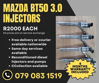 Mazda Bt50 3.0 Injectors For Sale With Warranty Included