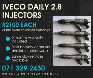Iveco Daily 2.8 Injectors For Sale With Warranty