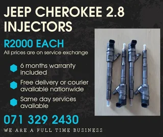Jeep Cherokee 2.8 Injectors For Sale With Warranty