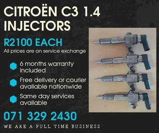 Citroën C3 1.4 Injectors For Sale With Warranty