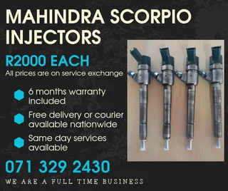 Mahindra Scorpio Injectors For Sale With Warranty
