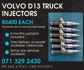 Volvo D13 Truck Injectors For Sale With Warranty Included