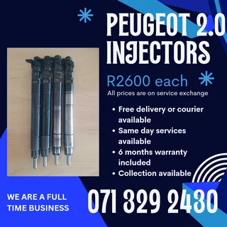 Peugeot 2.0 Injectors For Sale With Warranty
