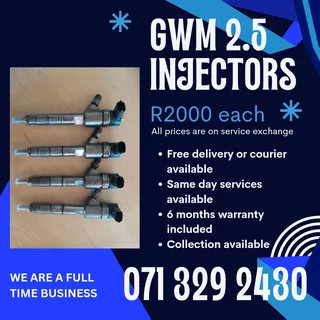 Gwm 2.5 Injectors For Sale With Warranty Included