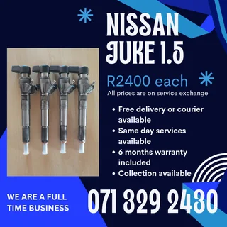Nissan Juke 1.5 Injectors For Sale With Warranty Included
