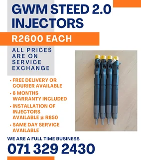 Gwm 2.0 Steed Injectors For Sale With Warranty