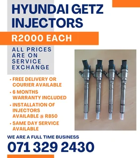 Hyundai Getz Injectors For Sale With Warranty