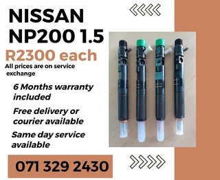 Nissan Np200 1.5 Injectors For Sale With Warranty