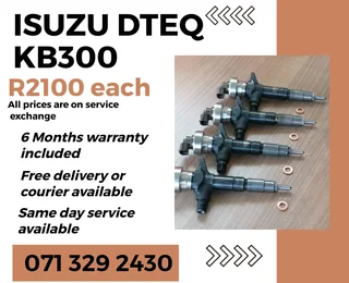 Isuzu Dteq Kb300 Injectors For Sale With Warranty