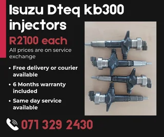 Isuzu Dteq Kb300 Injectors For Sale With Warranty Included