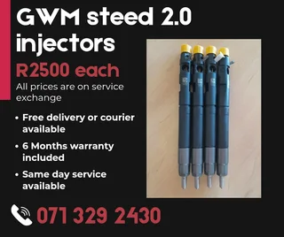 Gwm Steed  2.0 Injectors For Sale With Warranty