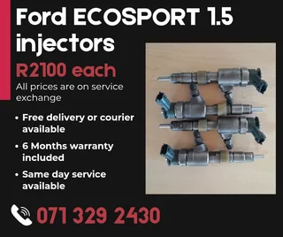 Ford Ecosport 1.5 Injectors For Sale With Warranty