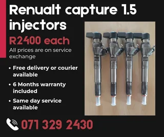 Renualt Captur 1.5 Injectors For Sale With Warranty