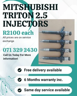 Mitshubishi Triton 2.5 Injectors For Sale With Warranty