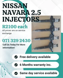Nissan Navara 2.5 Injectors For Sale With Warranty Included
