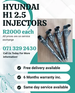 Hyundai H1 Injectors For Sale With Warranty Included