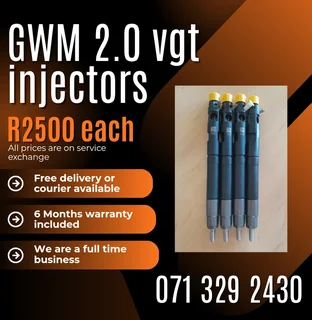 Gwm 2.0 Vgt Injectors For Sale With Warranty
