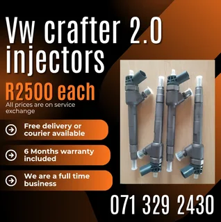 Vw Crafter 2.0 Injectors For Sale With Warranty Included